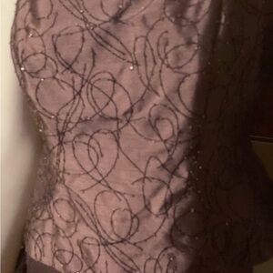 Coldwater Creek Black Embroidered Blouse